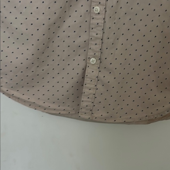 Cactus Boys Cream and Navy Polka Dot Shirt - Picture 4 of 5